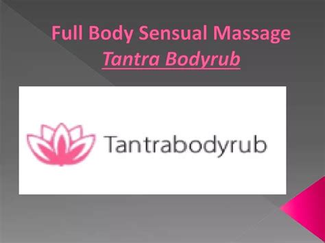 Full Body Sensual Massage Sexual massage Worthing